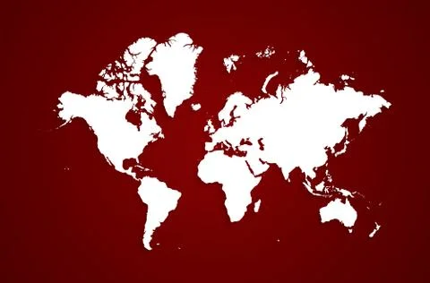 World map. popular World map Vector globe template for website, design, cover Stock Illustration