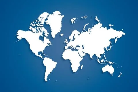 World map. popular World map Vector globe template for website, design, cover Stock Illustration