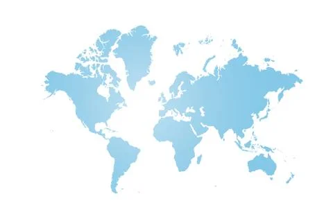 World map. popular World map Vector globe template for website, design, cover Stock Illustration