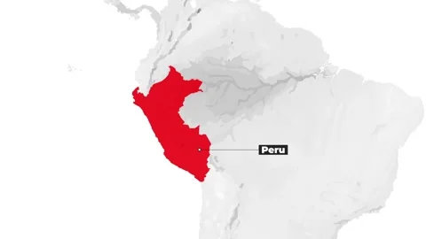 World Map Showing Peru From Above Zoom Stock Video Pond5 World Map Showing Peru Above Footage 234000442 Iconl 