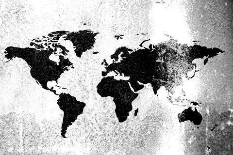 World map texture as background Stock Photos