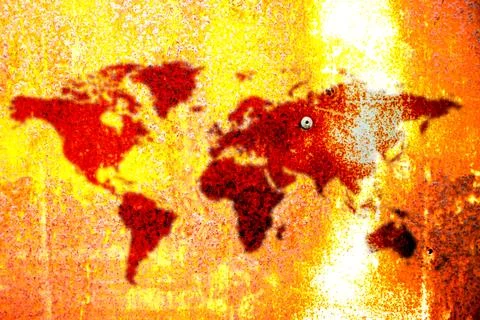 World map texture as background Stock Photos