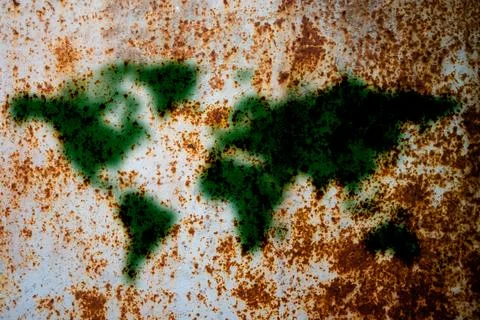 World map texture as background Stock Photos
