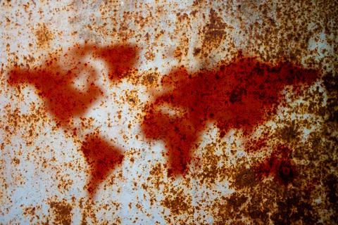 World map texture as background Stock Photos