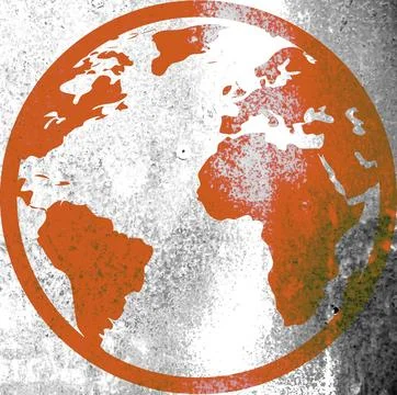 World map texture as background Stock Photos
