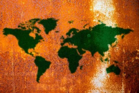 World map texture as background Stock Photos