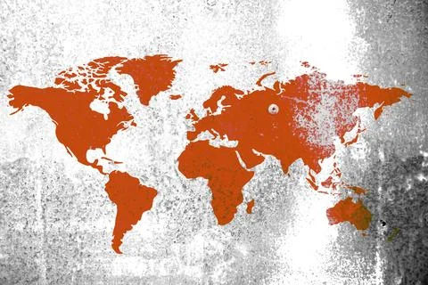 World map texture as background Stock Photos