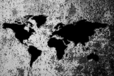 World map texture as background Stock Photos