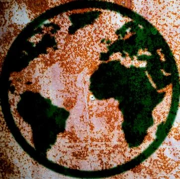 World map texture as background Stock Photos