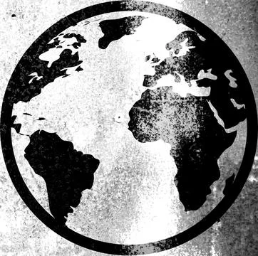 World map texture as background Stock Photos