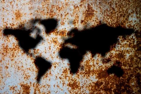 World map texture as background Stock Photos
