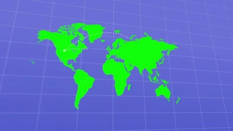 World map, travel destination Stock-Footage 86874808