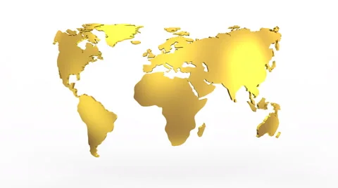 World Map Turns Into a Globe Stock Footage 64514373