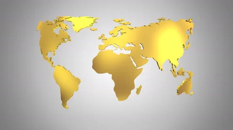World Map Turns Into a Globe Видео 64514440