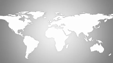 World Map Turns Into a Globe Stock Footage 72188709