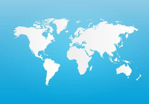 World map Vector globe template for website, design, cover, annual reports Stock Illustration