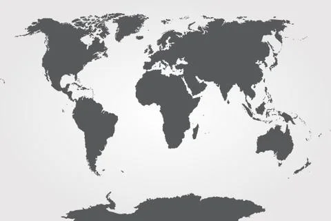 World map Vector globe template for website, design, cover, annual reports Stock Illustration