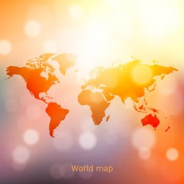 World map vector Stock Illustration