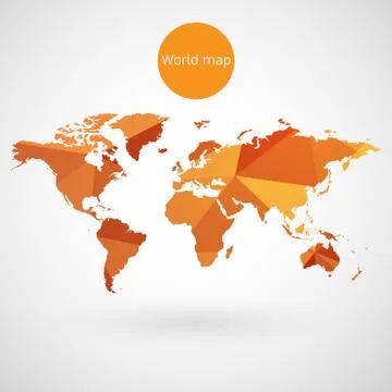 World map vector Stock Illustration