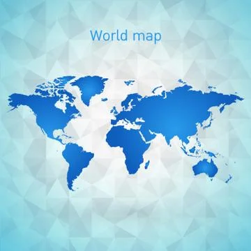 World map vector Stock Illustration