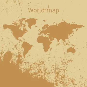 World map vector Stock Illustration