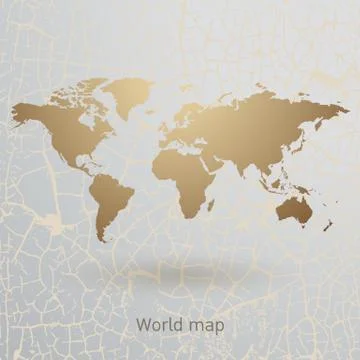 World map vector Stock Illustration