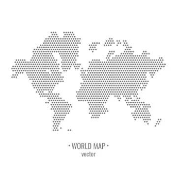 World map vector Stock Illustration