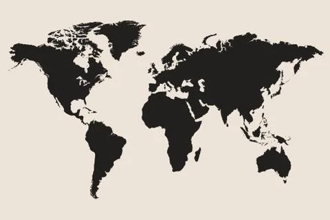 World map vector illustration Stock Illustration