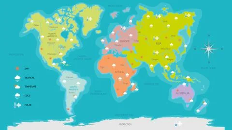 World map vector illustration Illustrazione stock