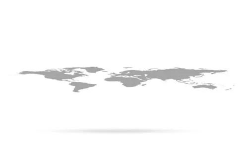 World map, vector illustration Stock Illustration