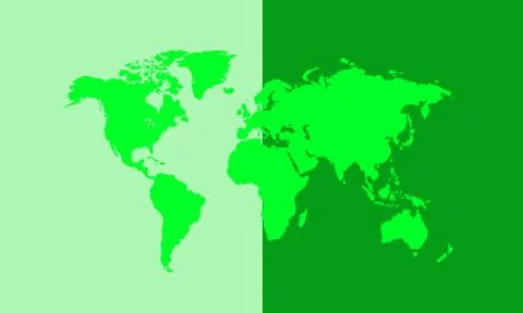 World map vector illustration Stock Illustration