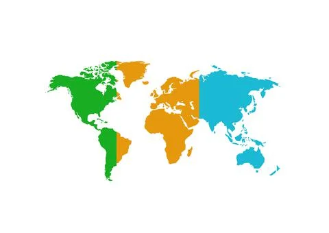 World map vector illustration Stock Illustration