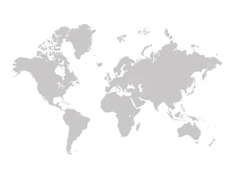 World map vector simple globe earth country. World map asia africa europe 스톡 일러스트