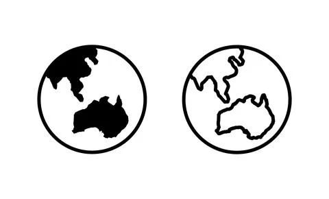 World map vector. Worldmap sign and symbol. Globe icon Illustrazione stock