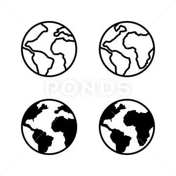 World map vector. Worldmap sign and symbol. Globe icon: Royalty Free ...