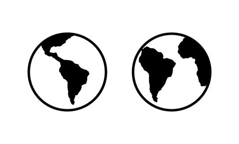 World map vector. Worldmap sign and symbol. Globe icon Stock Illustration