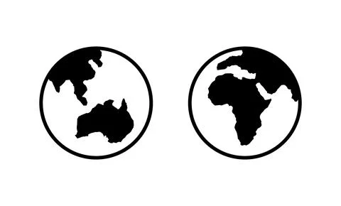 World map vector. Worldmap sign and symbol. Globe icon 스톡 일러스트