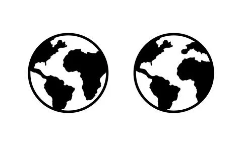 World map vector. Worldmap sign and symbol. Globe icon Stock Illustration