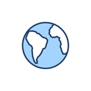 World map vector. Worldmap sign and symbol. Globe icon Illustrazione stock