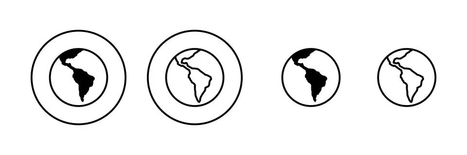 World map vector. Worldmap sign and symbol. Globe icon Illustrazione stock