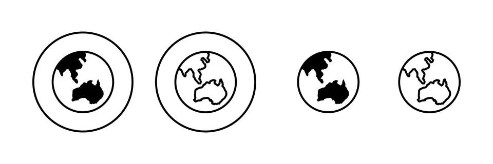 World map vector. Worldmap sign and symbol. Globe icon Stock Illustration