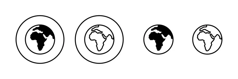 World map vector. Worldmap sign and symbol. Globe icon 스톡 일러스트