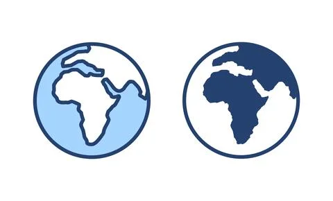 World map vector. Worldmap sign and symbol. Globe icon Illustrazione stock