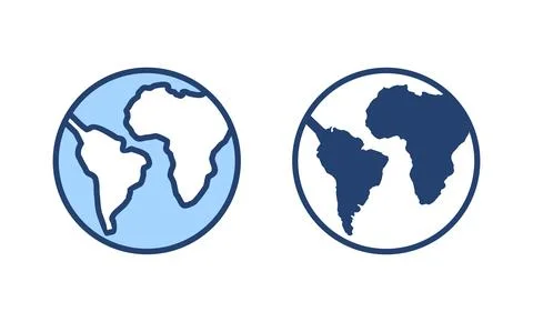 World map vector. Worldmap sign and symbol. Globe icon Stock Illustration
