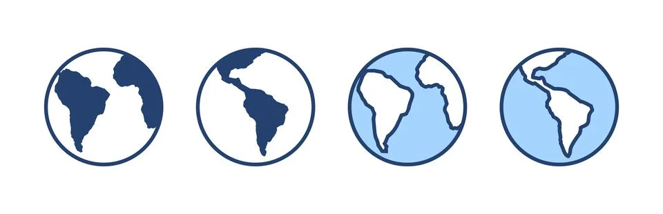 World map vector. Worldmap sign and symbol. Globe icon 스톡 일러스트