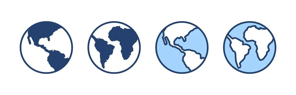 World map vector. Worldmap sign and symbol. Globe icon Stock Illustration