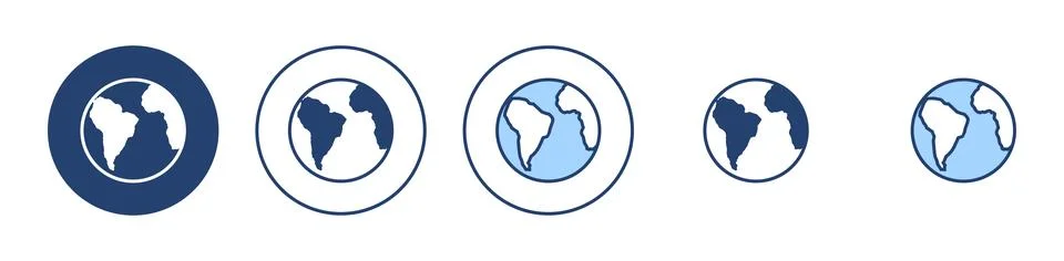 World map vector. Worldmap sign and symbol. Globe icon Illustrazione stock