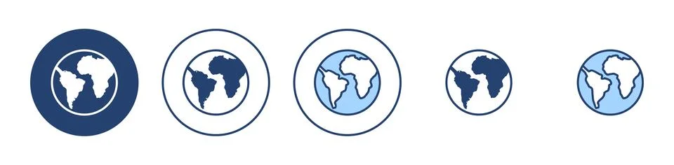 World map vector. Worldmap sign and symbol. Globe icon 스톡 일러스트