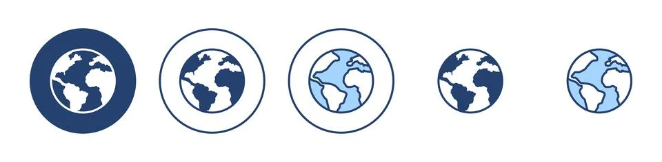 World map vector. Worldmap sign and symbol. Globe icon Illustrazione stock