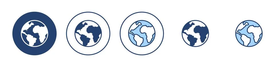 World map vector. Worldmap sign and symbol. Globe icon Illustrazione stock